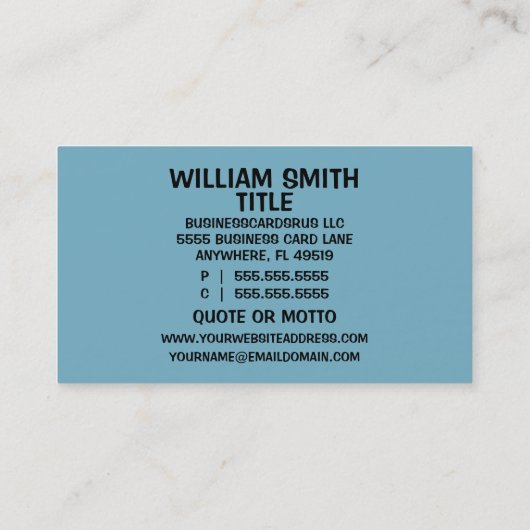 心理学 名刺 (裏面)