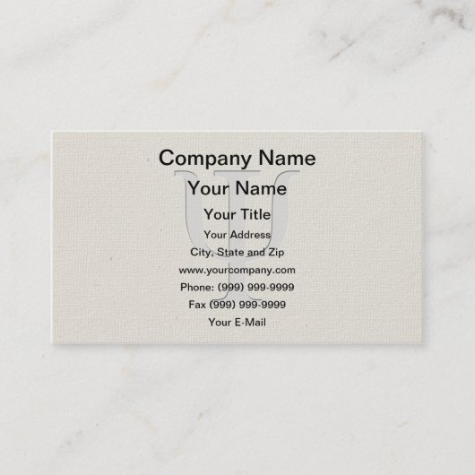 心理学 名刺 (正面)