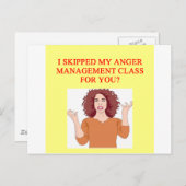 心理怒冗談 ポストカード (正面/裏面)