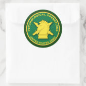 心理操作プラーク画像 ラウンドシール (バッグ)