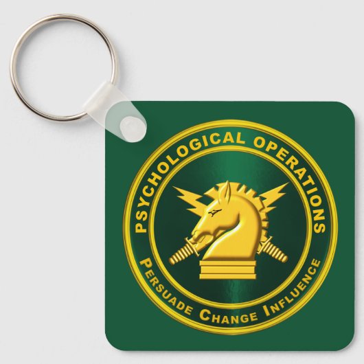 心理操作PSYOPS キーホルダー (正面)