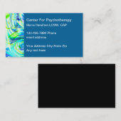 心理療モダン法士精神衛生名刺 名刺 (正面/裏面)