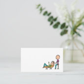 心理療法カウンセリング及びセラピー 名刺 (スタンド正面)