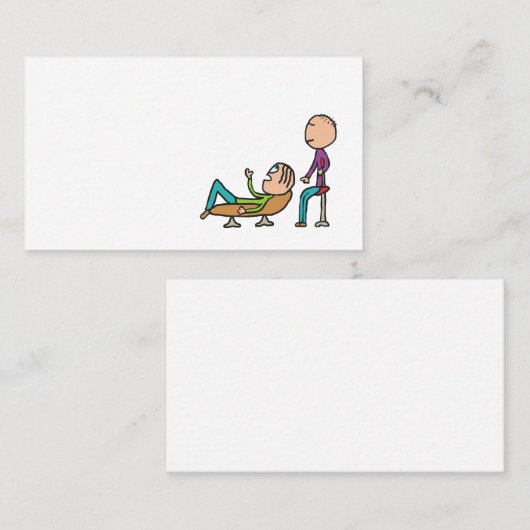 心理療法カウンセリング及びセラピー 名刺 (正面/裏面)