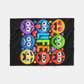 心理療法ギフトシャツシール フリースブランケット (正面(横))