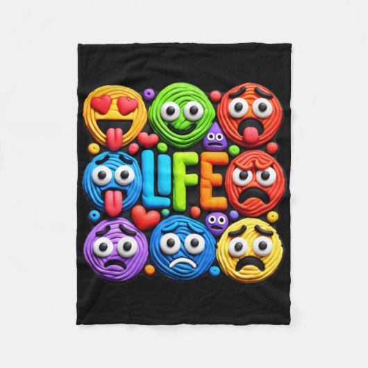 心理療法ギフトシャツシール フリースブランケット (正面)