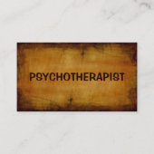 心理療法士アンティーク名刺 名刺 (正面)