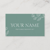 心理療法士ファミリーカウンセミニマルル 名刺 (正面)