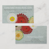 心理療法士臨床医心理教育 名刺 (正面/裏面)