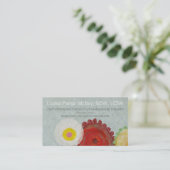 心理療法士臨床医心理教育 名刺 (スタンド正面)