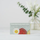 心理療法士臨床医心理教育 名刺 (スタンド正面)