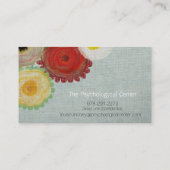 心理療法士臨床医心理教育 名刺 (裏面)