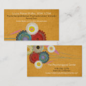 心理療法士臨床医心理教育 名刺 (正面/裏面)