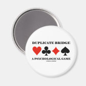 心理的なゲームをブリッジで複製する マグネット (正面/裏面)