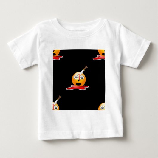 心理絵文字 ベビーTシャツ (正面)