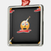 心理絵文字 メタルオーナメント (左)