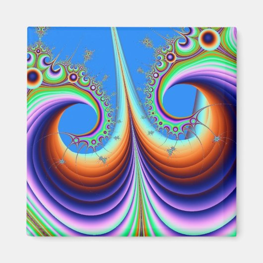 心痛ローラーコースター磁石 マグネット (正面)