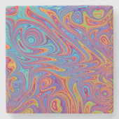 心痛質感 ストーンコースター (正面)