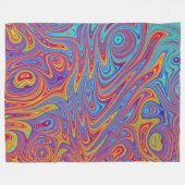 心痛質感 フリースブランケット (正面(横))