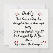 心祝の父の日とのパパ 招待状 (正面)