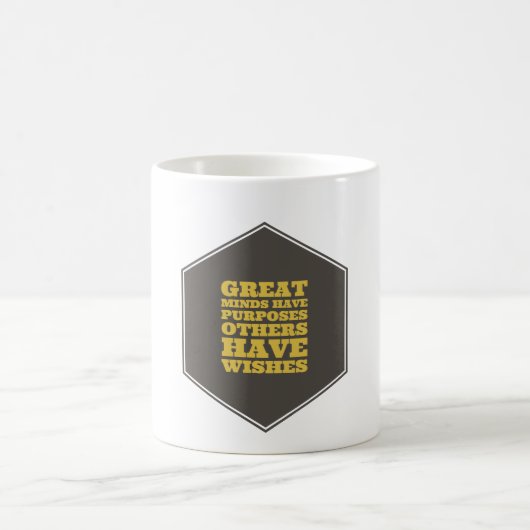 心素晴らしは他人の望む目的を持つ コーヒーマグカップ (中央)