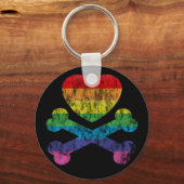 心臓と骨 キーホルダー (正面)