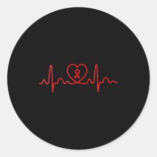 心臓の健康 心臓病啓発 心拍数 CHD ラウンドシール