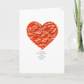 心臓の底から愛してる カード (正面)