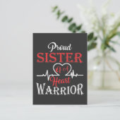 心臓の戦士の姉　心臓手術後 ポストカード (スタンド正面)