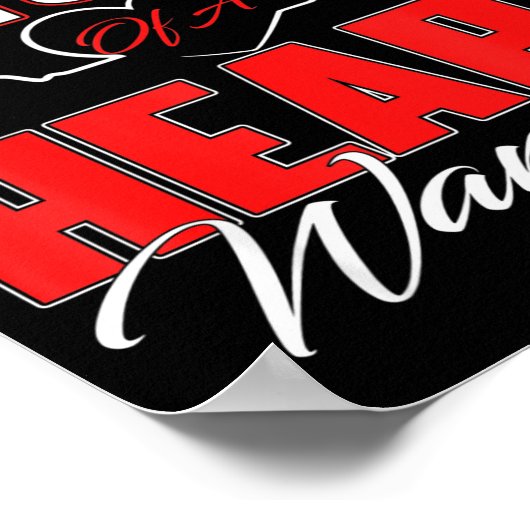 心臓の戦士の誇りあるおじ 心臓病に気づいて ポスター (角)