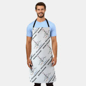 心臓の拍動が強いECG EKGを持つ別の年 エプロン (着用した状態)