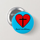 心臓の異常 缶バッジ (正面&裏面)