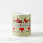 心臓ナースのギフト コーヒーマグカップ (中央)