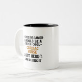 心臓ナース ツートーンマグカップ (正面左)