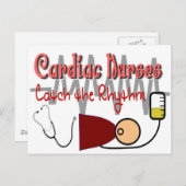 心臓ナース「リズムをキャッチ」 ポストカード (正面/裏面)