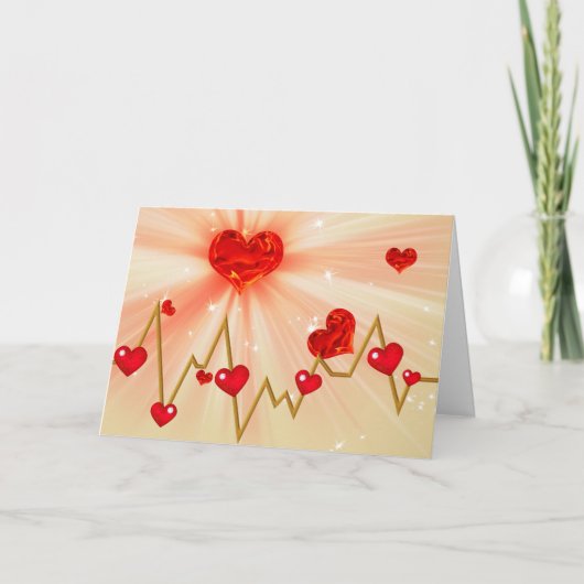 心臓バレンタイン シーズンカード (正面)