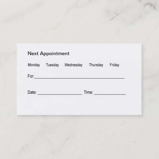 心臓医アポイントメント医療センター 名刺 (裏面)