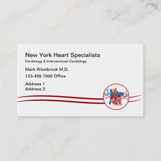 心臓医アポイントメント医療センター 名刺 (正面)