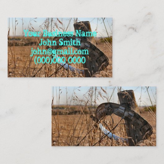 心臓地帯の秋 名刺 (正面/裏面)