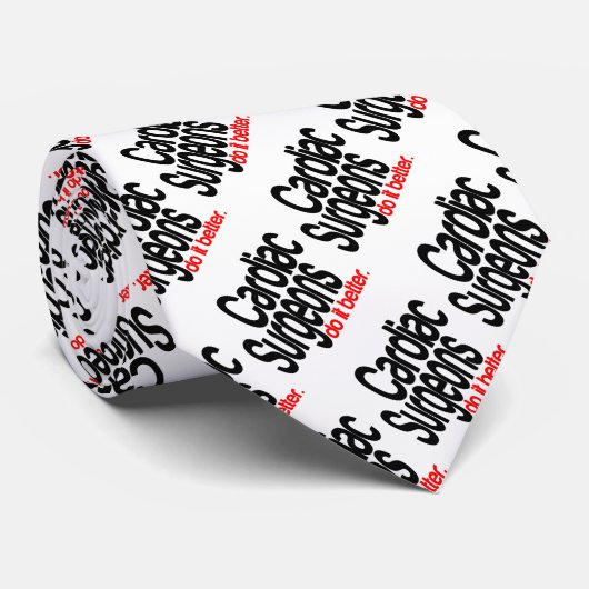 心臓外科医の方が良い ネクタイ (ロール)