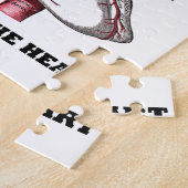 心臓学はハートについて完全にあります(解剖) ジグソーパズル (側面)