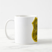 心臓学医のカフェインの常習リーグ コーヒーマグカップ (左)