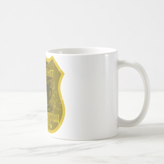 心臓学医のカフェインの常習リーグ コーヒーマグカップ (右)