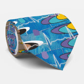 心臓学医のタイの抽象美術 ネクタイ (ロール)