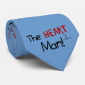 心臓学医のタイ"ハートの人" ネクタイ (ロール)