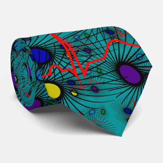 心臓学医のタイ、美しいQRSのデザイン ネクタイ (ロール)