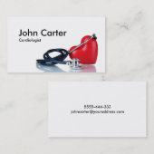 心臓学医のホームドクター医院の救急処置 名刺 (正面/裏面)