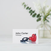 心臓学医のホームドクター医院の救急処置 名刺 (スタンド正面)