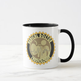 心臓学医のロゴ-ハートの医者 マグカップ