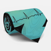 心臓学医の人のタイ、QRSのデザイン ネクタイ (ロール)